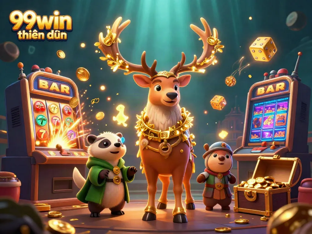 Experience the thrill of winning at 99win thiên đường with vibrant slot machines and joyful casino gameplay.