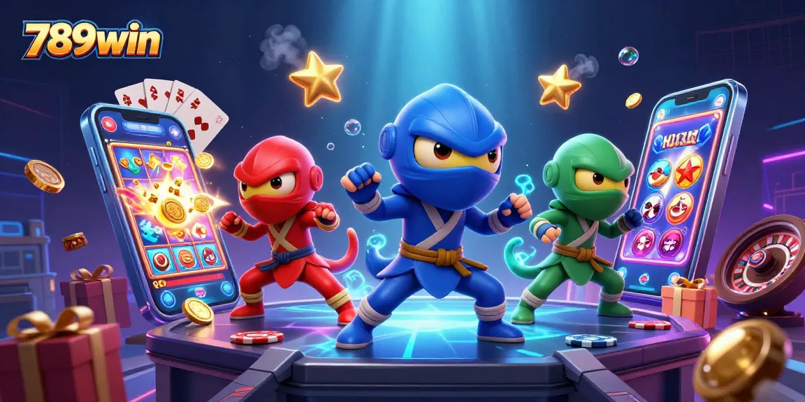 Engage with 789win’s thrilling environment featuring colorful slots and dynamic ninja action.