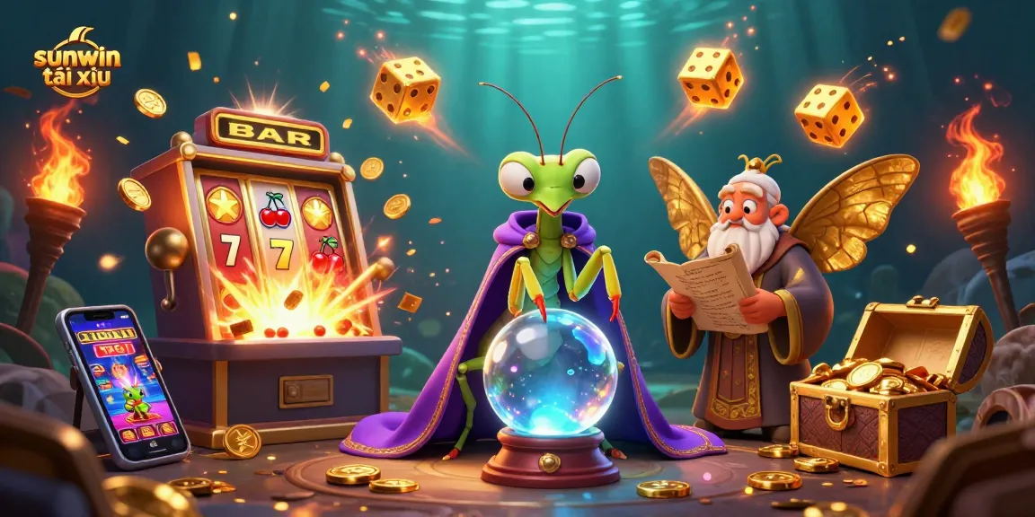 Experience the thrill of sunwin tài xỉu with vibrant characters and explosive casino elements.