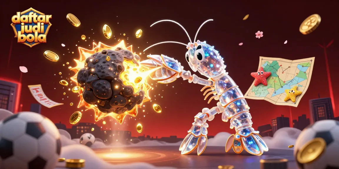 Engage with daftar judi bola through dynamic sports betting scenes, showcasing vibrant characters and action.